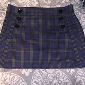 GAP plaid mini skirt